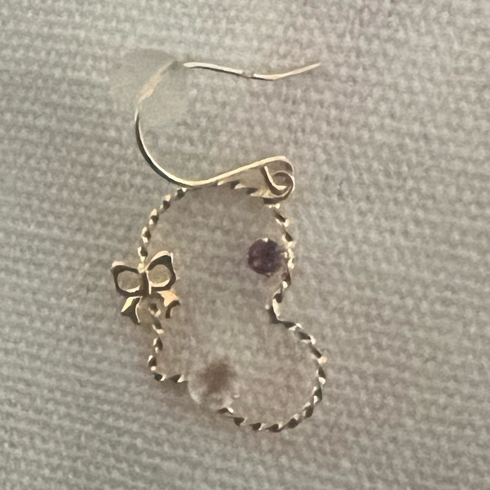 Gold earrings - Picture 2 of 5